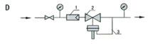 Self-reliance pressure regulator installation diagram(pic4)