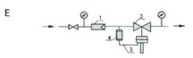 Self-reliance pressure regulator installation diagram(pic5)